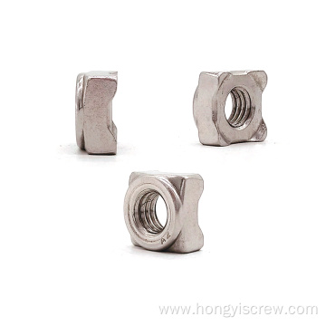 Stainless steel Square Spot Four Corners Weld Nuts